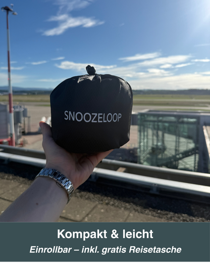 SnoozeLoop – Das Reisekissen, das wirklich hält.
