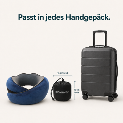 SnoozeLoop – Das Reisekissen, das wirklich hält.