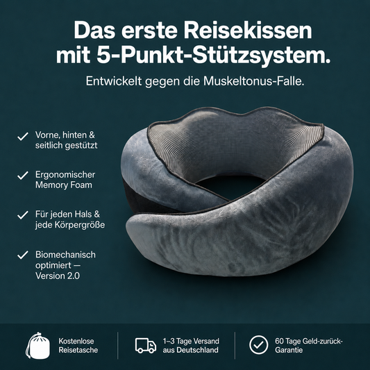SnoozeLoop – Das Reisekissen, das wirklich hält.