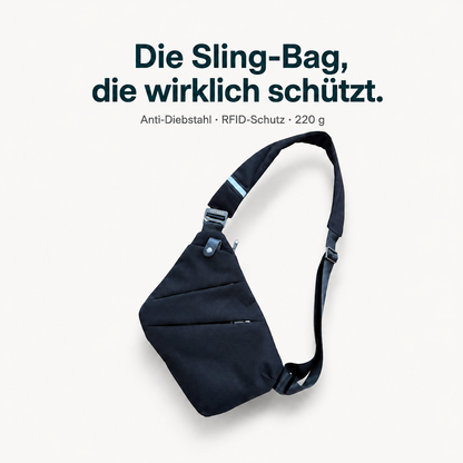 VaultPack – Die Sling-Bag, die wirklich schützt.