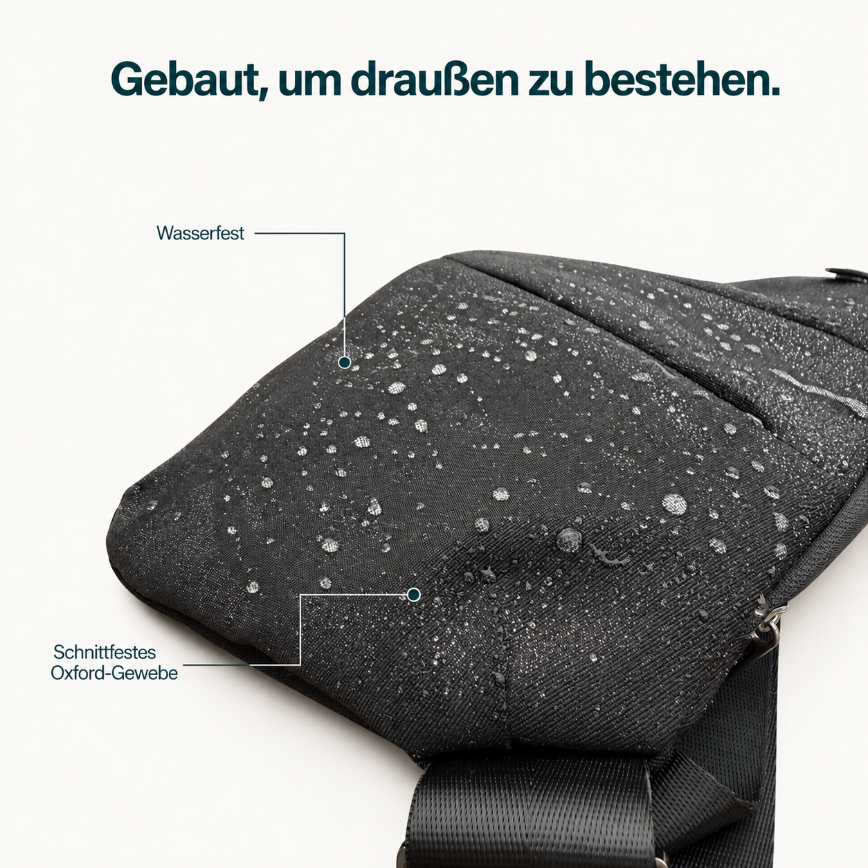 VaultPack – Die Sling-Bag, die wirklich schützt.